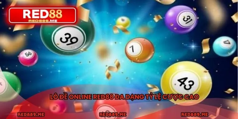 Lô đề online RED88 đa dạng tỷ lệ cược cao