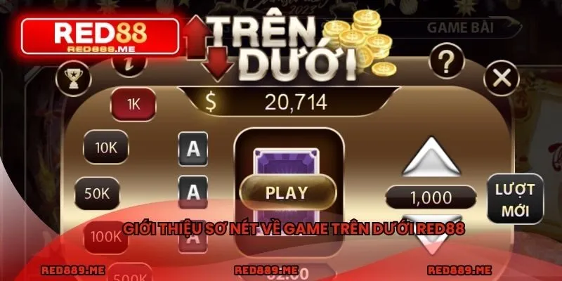 Giới thiệu sơ nét về game trên dưới RED88